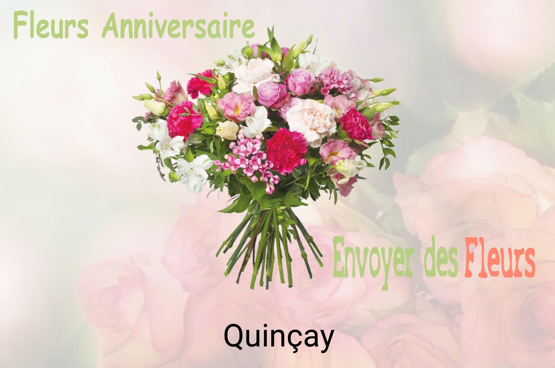 Bouquet de fleurs d’anniversaire livré à Quinçay